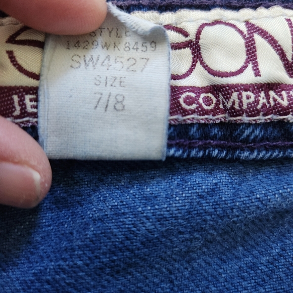 Vintage 80s Sasson Jeanswear Denim Bermuda Shorts size 7/8 - Picture 3 of 5